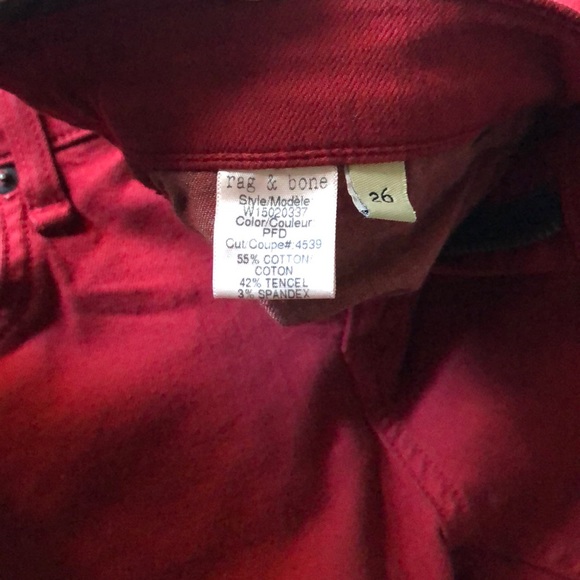 Rag and Bone Size 26 Ripped skinny Jeans SOLD - Picture 9 of 10